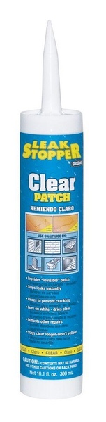 GARDNER-GIBSON 0339-GA Leak Stopper Crystal Clear Rubberized Roof Patch 10-OZ Other