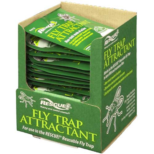 Fly Trap Attractant, Solid, Musty, 0.51 oz Refill Pack Brown