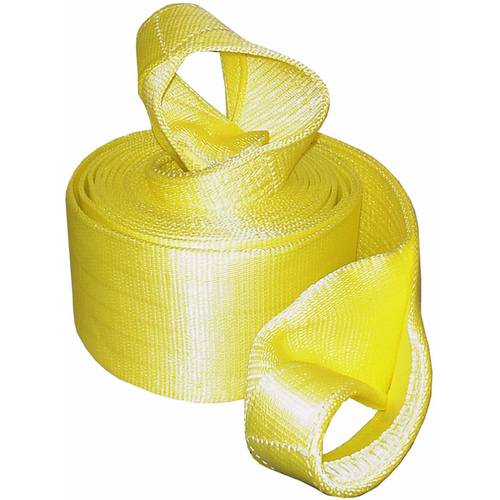 Vehicle Recovery Strap 2" W X 30 ft. L Yellow 10000 lb Yellow