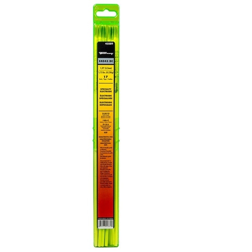 Forney 45889 DC Aluminum Arc Flux-Coated Welding Rod, 1/2 Lb., 1/8-In., 17-Pk.