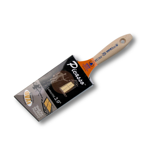 Proform PIC3-3.0 2.5" Straight Picasso Paint Brush - Beaver Handle