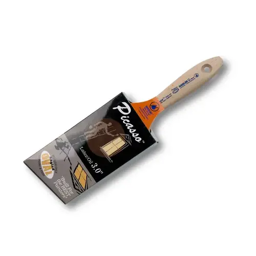 2.5" Straight Picasso Paint Brush - Beaver Handle