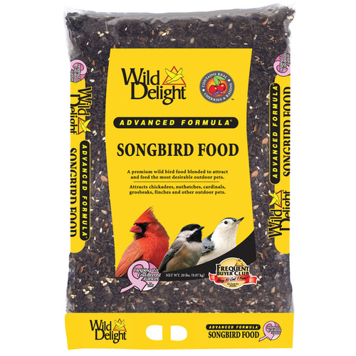 Wild Delight 8014667 Wild Bird Food Songbird Assorted Species Sunflower Seeds 20 lb