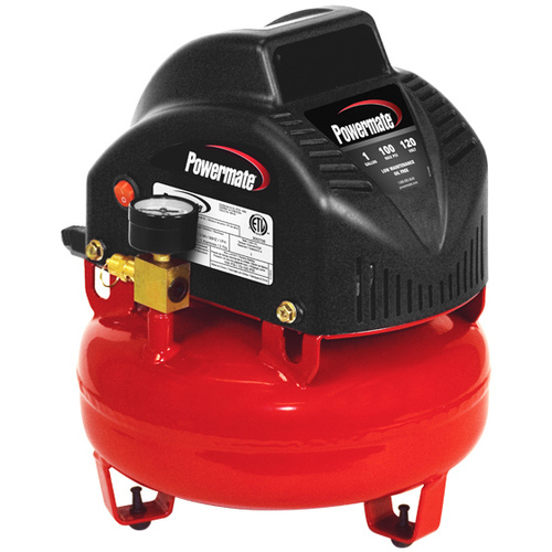 Air Compressor Electric Pancake 1-Gallon 100-PSI Oil-Free