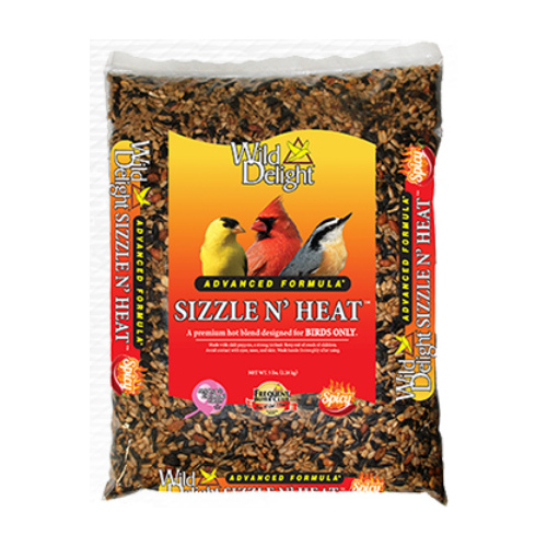 Wild Bird Food Sizzle N Heat Songbird Sunflower Kernels 5 lb