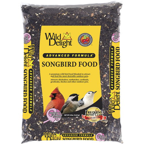 Wild Delight 377080 Wild Bird Food Songbird Songbird Sunflower Seeds 8 lb
