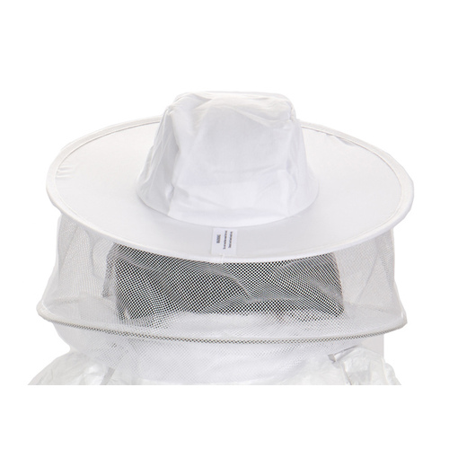 Beekeeping Veil with Built-in Hat White