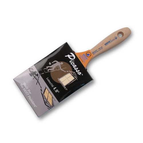 4" Straight Picasso Paint Brush - Beaver Handle