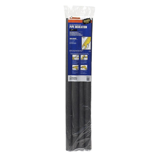 Thermwell Products 5P11X Tubular Insulation Pipe, 3 ft L, Foam, 7/8 in Pipe Black - pack of 4