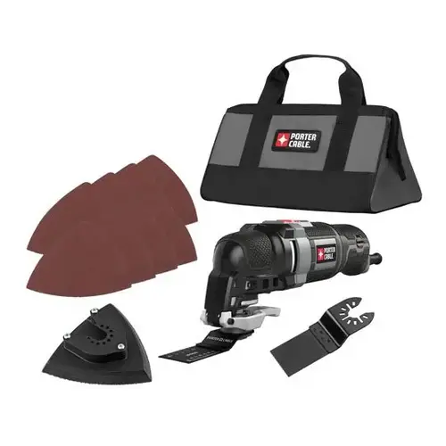 Oscillating Multi-Tool Kit, 3 A, 10,000 to 22,000 opm, 2.8 deg Oscillating