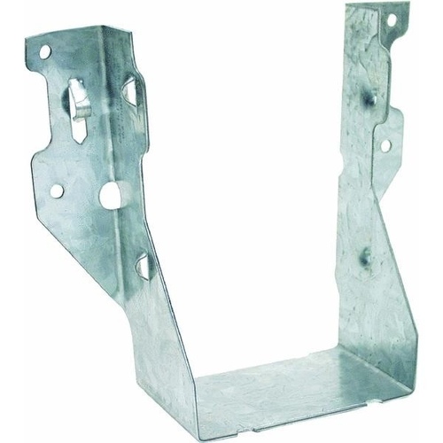 Joist Hanger, 4-15/16 in H, 2 in D, 3-1/8 in W, Steel, Galvanized, Face Mounting