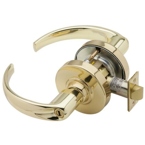 ND Series Privacy Sparta with 13-248 Latch 10-025 Strike Bright Brass Finish