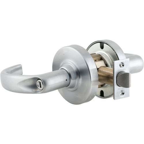 ND Series Privacy Sparta with 13-248 Latch 10-025 Strike Satin Chrome Finish