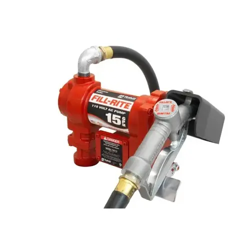 Fill-Rite FR610H FR610H model is a 115V AC, 15 GPM, heavy-duty fuel transfer pump