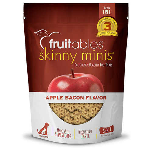 MANNA PRO PRODUCTS LLC 044-2591 Fruitables Skinny Minis Apple Bacon Soft & Chewy Dog Treats 12-oz