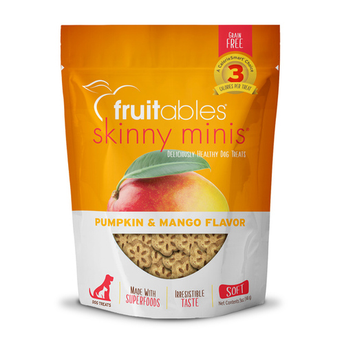 MANNA PRO PRODUCTS LLC 044-2300 Fruitables Skinny Minis Pumpkin & Mango Dog Treats 5-oz