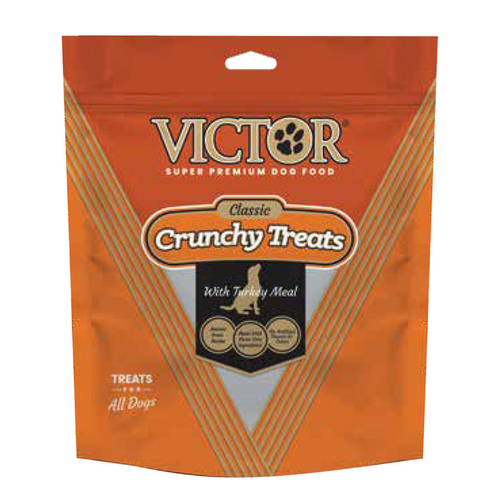 Victor - Mid America Pet Food 9010 Crunchy Treats with Turkey Meal for All Dogs 14-oz Pouch