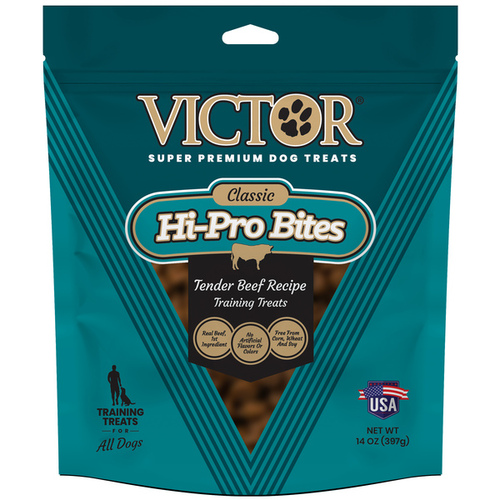 Victor - Mid America Pet Food 9030 Victor Hi-Pro Bites with Tender Beef Training Treat - 14 oz.