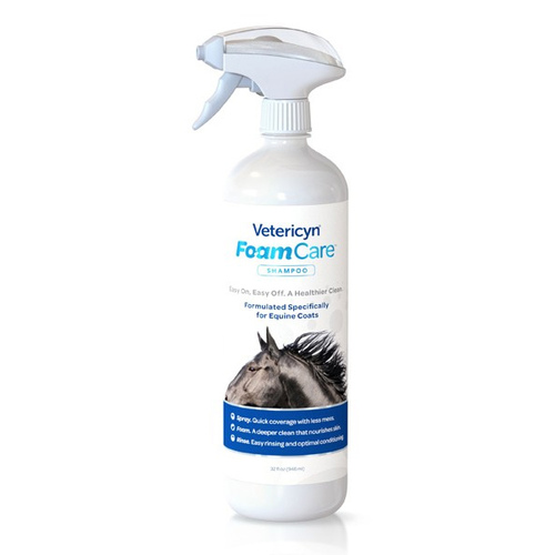 Innovacyn 085-1604 VETERICYN FOAMING SPRAY SHAMPOO - EQUINE 32-OZ