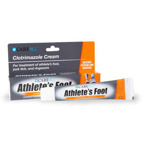 Care ALL Products AFCL1 Athlete's Foot Clotrimazole Cream 1-oz