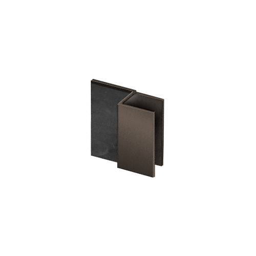 CRL DSSQ10RB Oil Rubbed Bronze Square Style Frameless Shower Door Stop