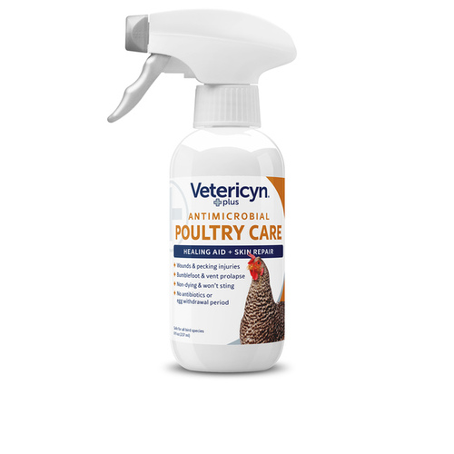 Vetericyn Plus Poultry Wound & Skin Care 8-oz Spray