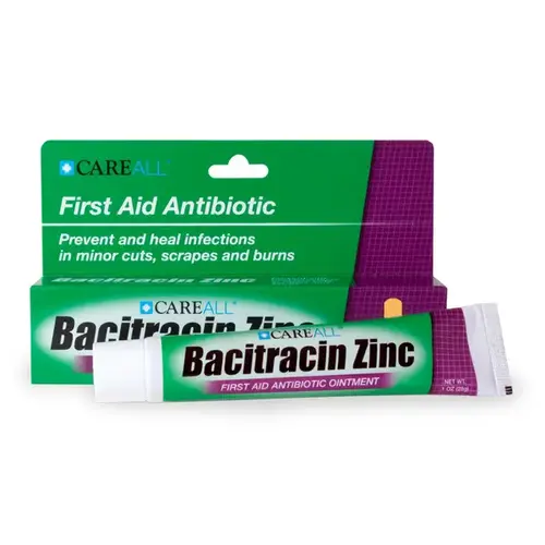 Care ALL Products BAC1 Bacitracin Zinc First Aid Anticbiotic Ointment 1-oz