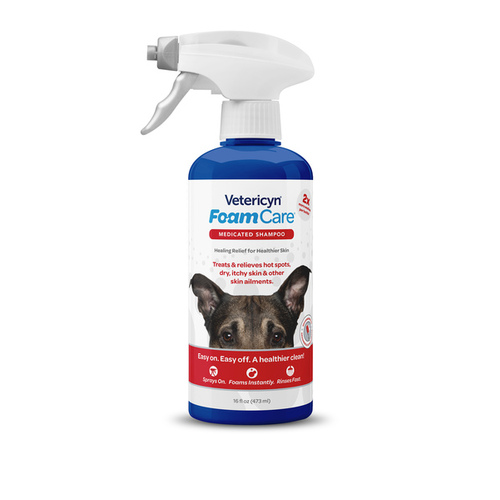 Innovacyn 085-1610 VETERICYN FOAMCARE SHAMPOO - MEDICATED 16-OZ