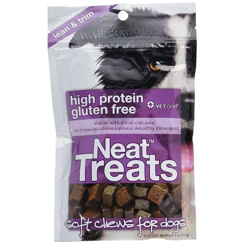 Vet One Animal Health 510250 Neat Treats Soft Dog Chews 4-oz Resealable Bag