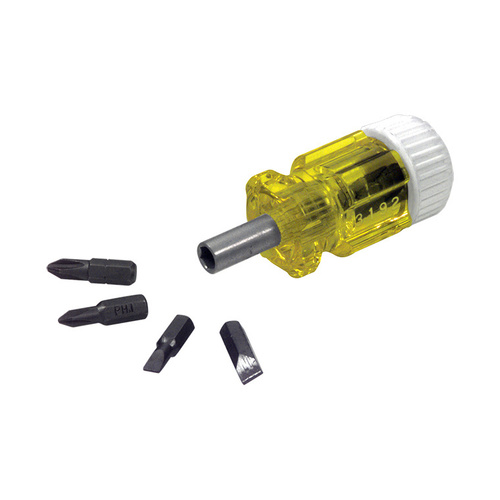 CRL 3192 3" Magnetic Screwdriver with Four Bits