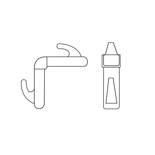 CRL 3455467-XCP100 3/4" Fixed Corner Keys with Hook - pack of 100