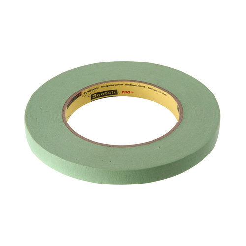 3M 3M26334 3/4" Automotive Masking Tape Green