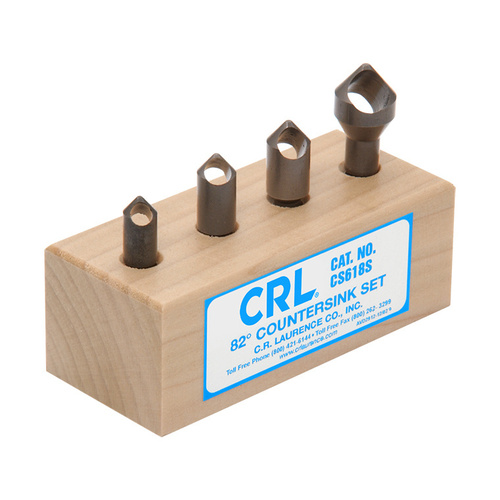 CRL CS618S Weldon 4 Piece Countersink Set