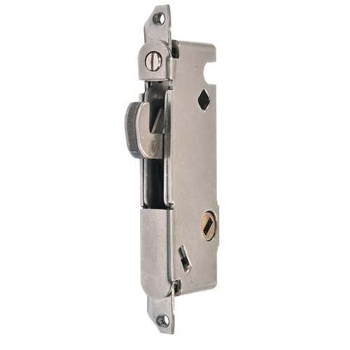 CRL E2014 1/2" Wide Round End Face Plate Mortise Lock with 45 Degree Keyway for W & F Doors