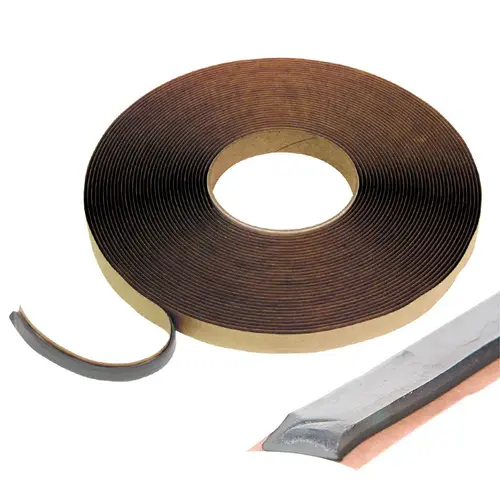 Gray 1/16" x 1/2" Butyl Architectural Glazing Tape