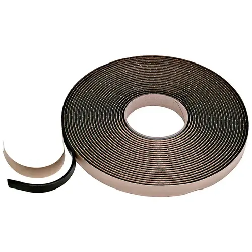 Black 1/8" x 3/8" 100+ Load Bearing Butyl Architectural Glazing Tape