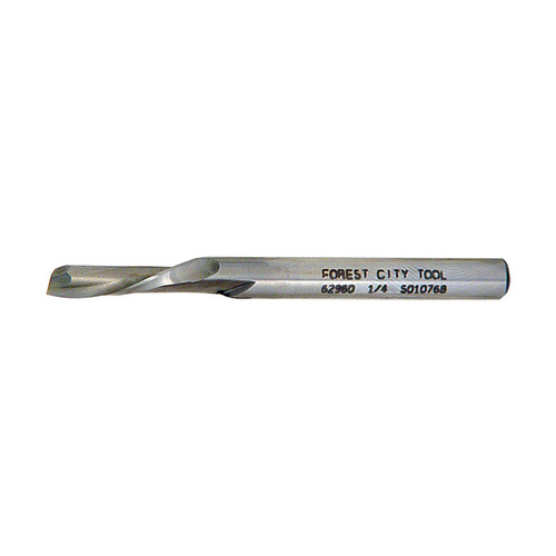 High Speed Down Spiral Single Flute Aluminum Cutting Router Bit