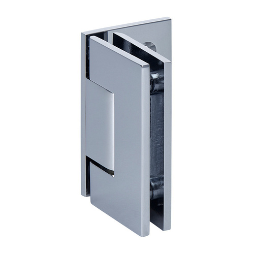 Polished Chrome Junior Geneva 044 Series Wall Mount Offset Back Plate Hinge