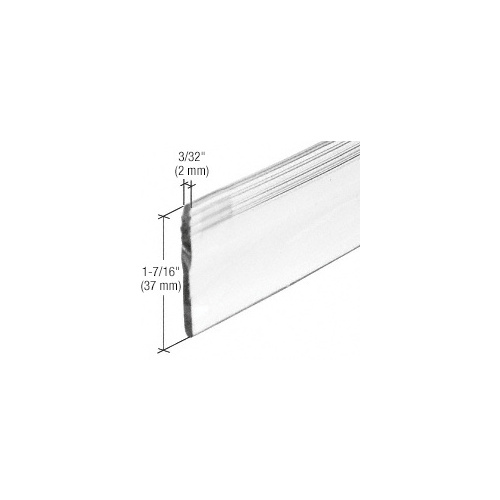 CRL M6229 36" Clear Heavy Gauge Shower Door Bottom Seal and Wipe