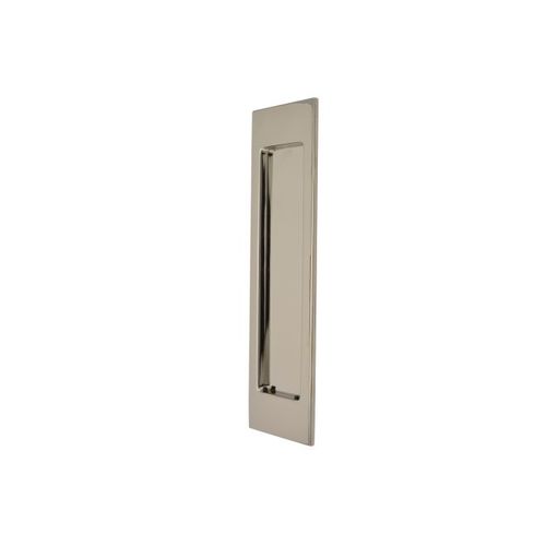 Large Santa Monica Half Pair Passage Sliding Door Lock Lifetime Bright Nickel Finish