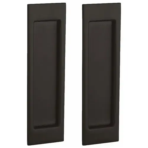 Large Santa Monica Full Dummy Sliding Door Lock Oil Rubbed Bronze Finish