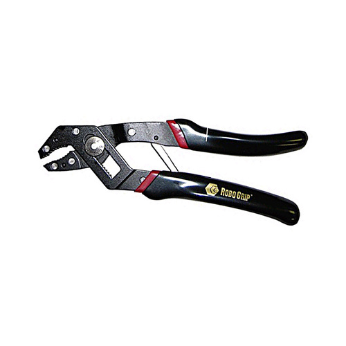 Robo-Grip RBG7 7" Curved Jaw Pliers - Automatic Jaw Adjustment, Comfort Grip