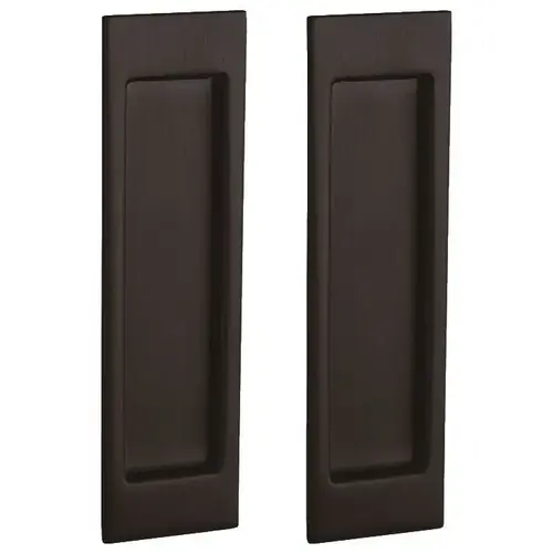 Large Santa Monica Passage Trim Pair Sliding Door Lock Venetian Bronze Finish