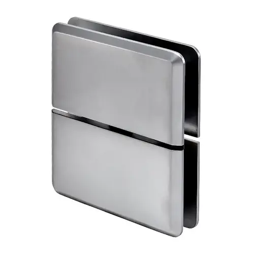 CRL SRPPH02BN Brushed Nickel Senior Prima 02 Series Glass-to-Glass Mount Hinge