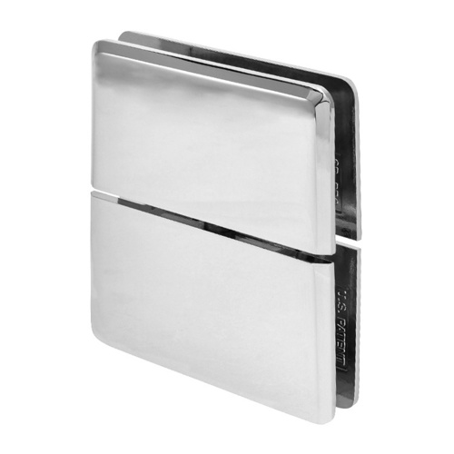 CRL SRPPH02CH Polished Chrome Senior Prima 02 Series Glass-to-Glass Mount Hinge