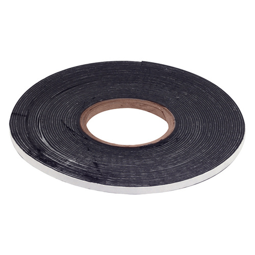 1/32" x 1/4" Synthetic Reinforced Rubber Sealant Tape Black