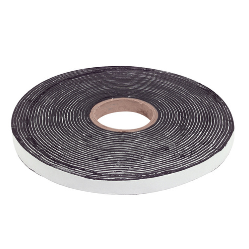 CRL ST18X12 1/8" x 1/2" Synthetic Reinforced Rubber Sealant Tape Black
