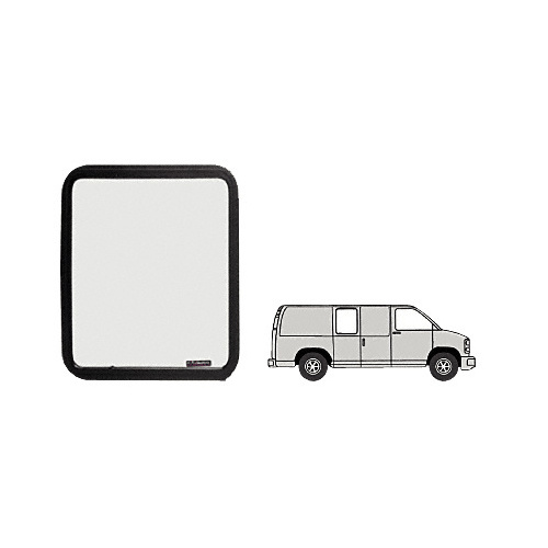 CRL VW40381 Fixed 40% Window - Sliding Door 1997+ Chevy/GMC Vans 17-1/8" x 21-7/8"