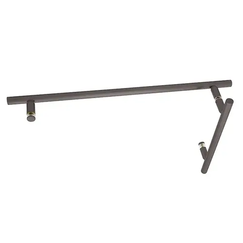 CRL LTB8X180RB Oil Rubbed Bronze 8" x 18" LTB Combo Ladder Style Pull and Towel Bar