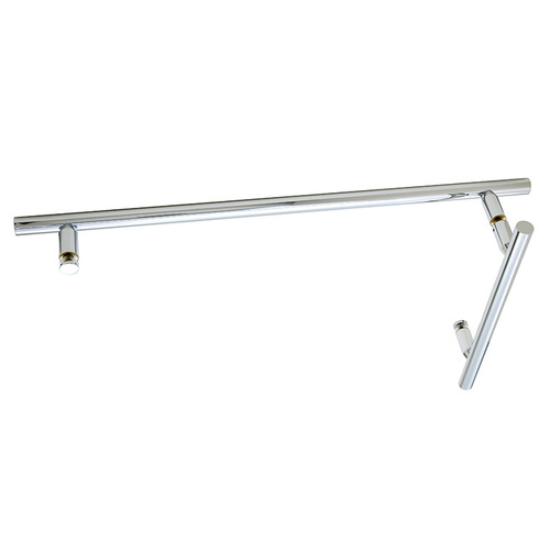 Chrome 8" x 18" LTB Combo Ladder Style Pull and Towel Bar